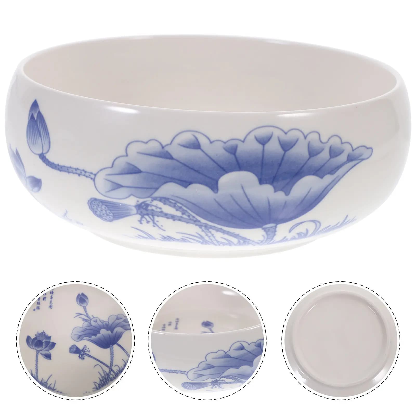 1 Pezzo Lavapennelli per Calligrafia in Ceramica, Tazza Multifunzionale per la Pulizia dei Pennelli, Design Semplice per Forniture da Studio d'Arte