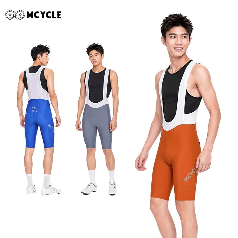 Mcycle Cycling Bib Shorts Padded Men's MTB Bike Shorts Seamless Road Cycling Pants Colorful Breathable Bicycle Shorts