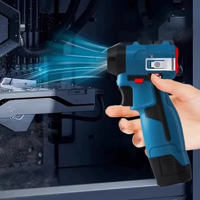 CT093 Hair Dryer, Small Turbine Brushless Dust Powerful, S12V Battery