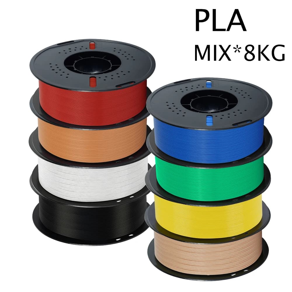 KINGROON PLA Combination Colors 2KG 4KG 6KG 8KG - 3D Printing Filament for Home Use