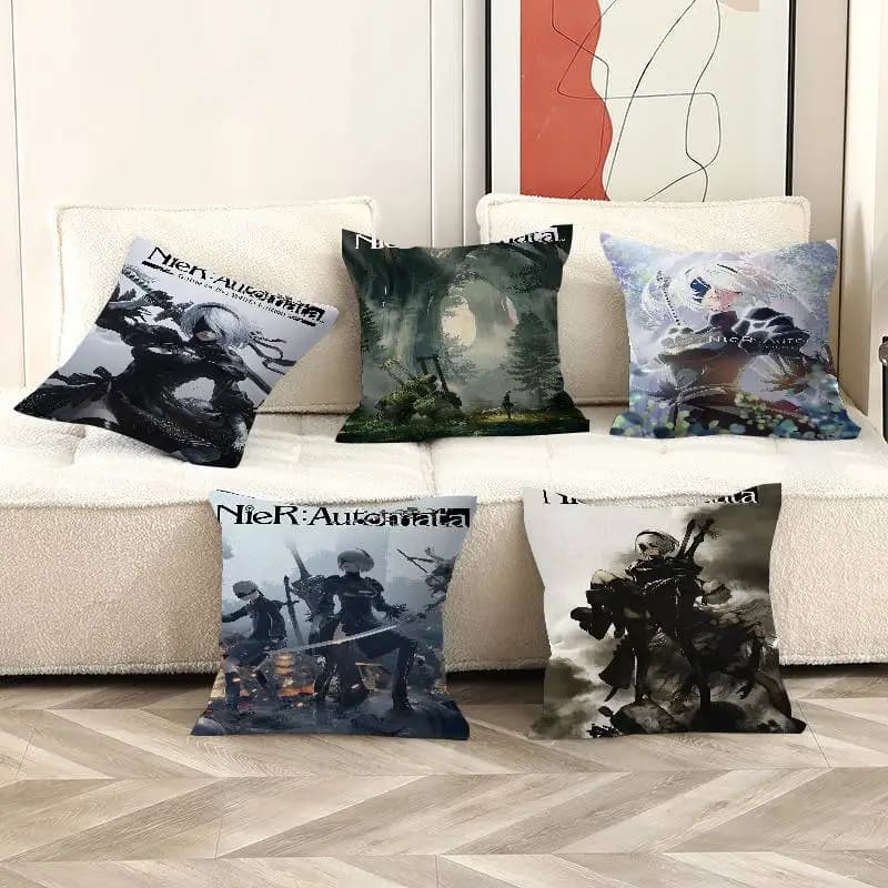 NieR Automata Personalized picture text home decorative pillows Household Gifts 45x45cm