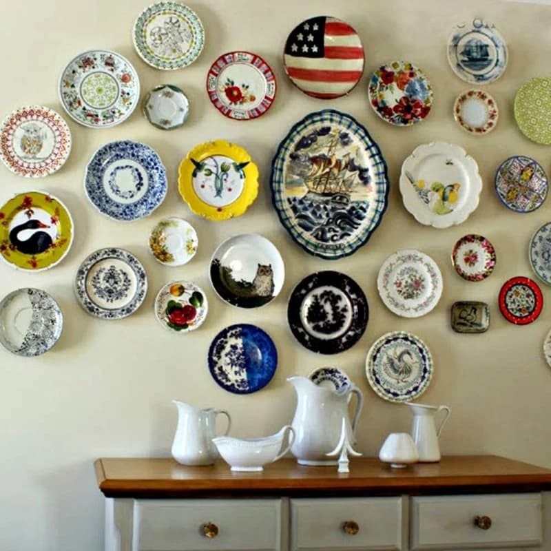 Plate Hangers 6 Inch Wall Plate Hangers Wall Hooks Compatible 5 To 7 Inch Decorative Plates Antique China