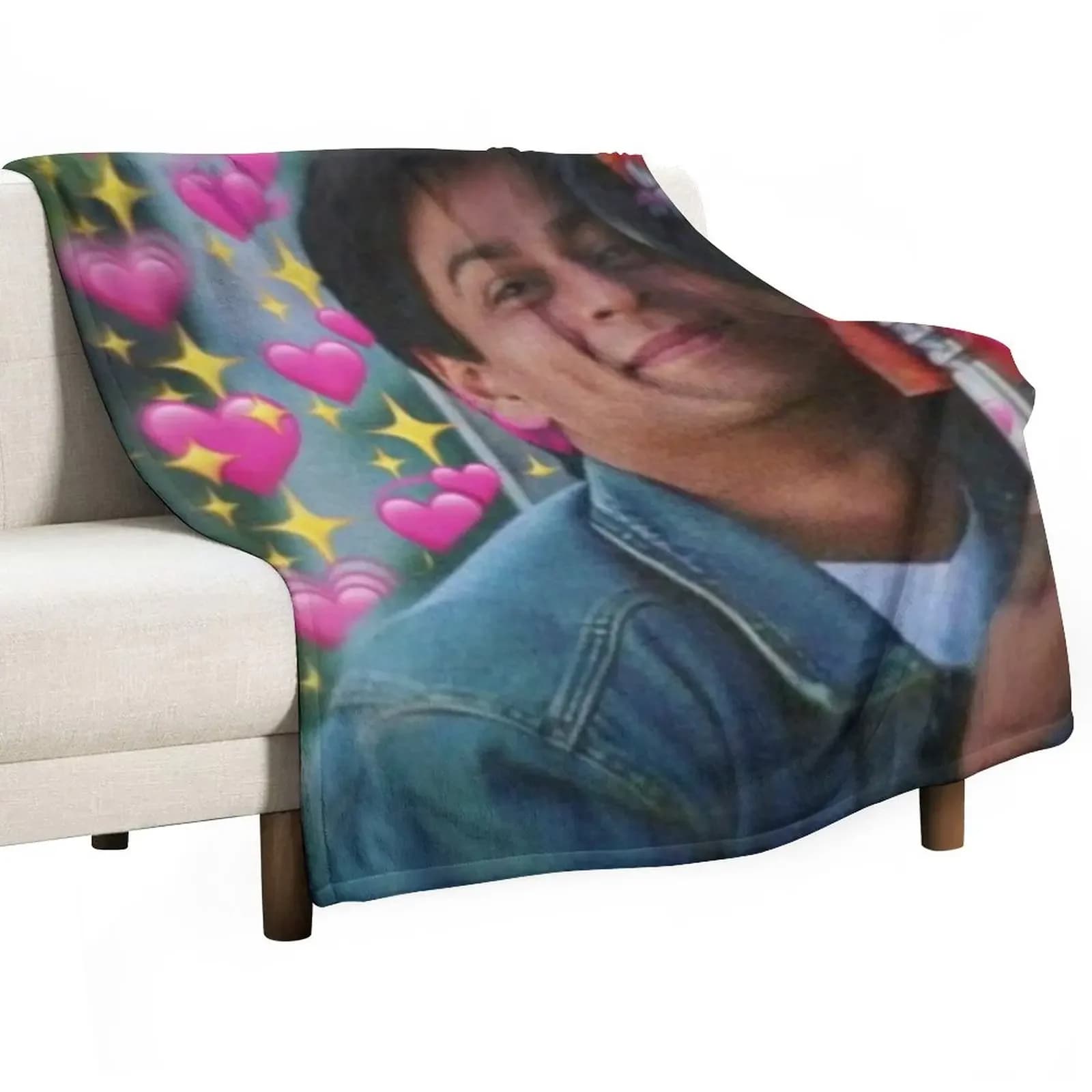 Shahrukh khan coperta da tiro coperta allentata divano coperta