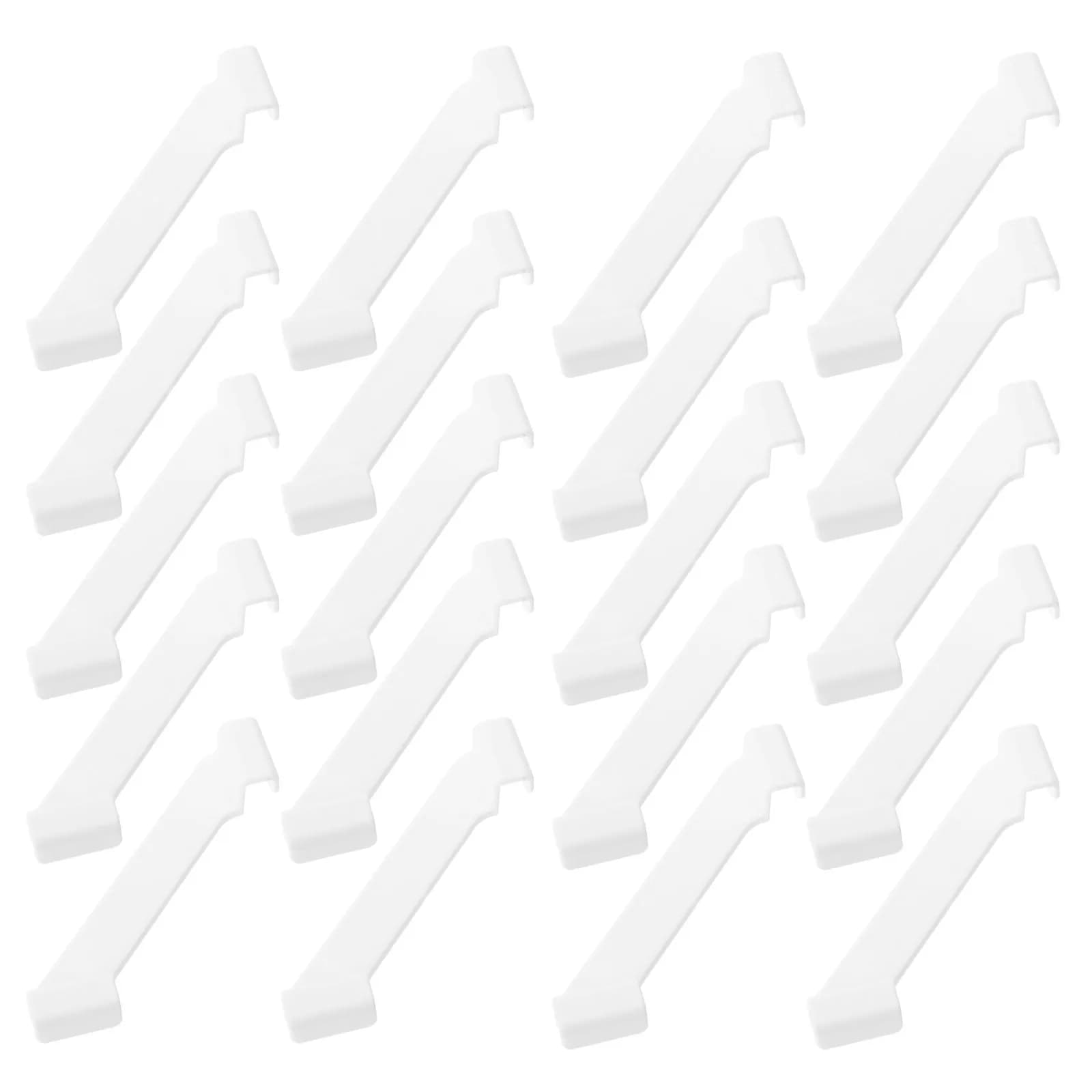 20 Pezzi Clip per Contenitori Impilabili in Plastica con Angoli Arrotondati, Organizzatori per Cucina, Casa, Dormitorio, Camera da Letto