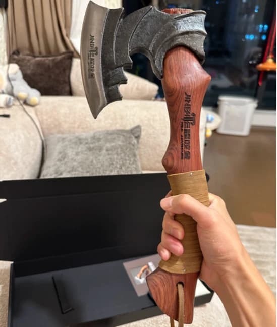 NEW Outdoor Manganese Steel Engineer Axe Multifunctional Self-defense Tactical Axe with Leather Cover