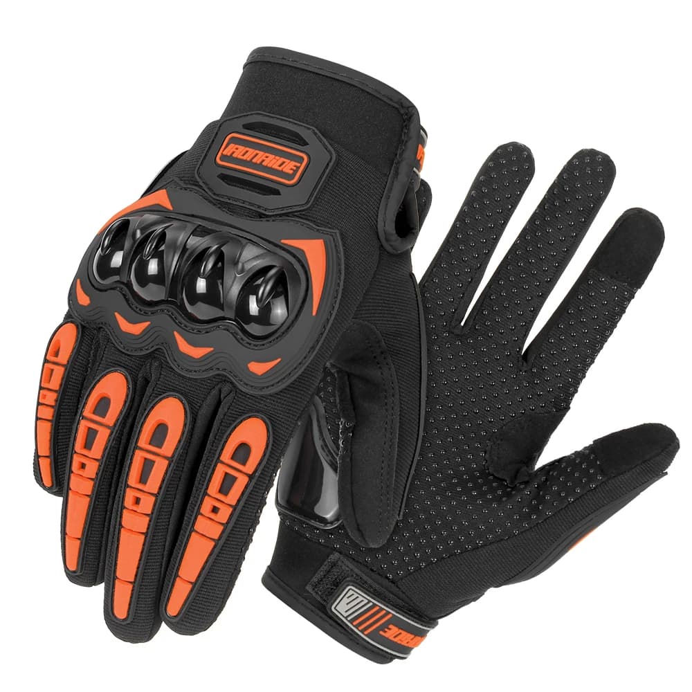 Guanti da moto con dita intere Touch Screen Moto Racing Equitazione Moto Equipaggiamento protettivo Guanti da motocross traspiranti estivi da donna