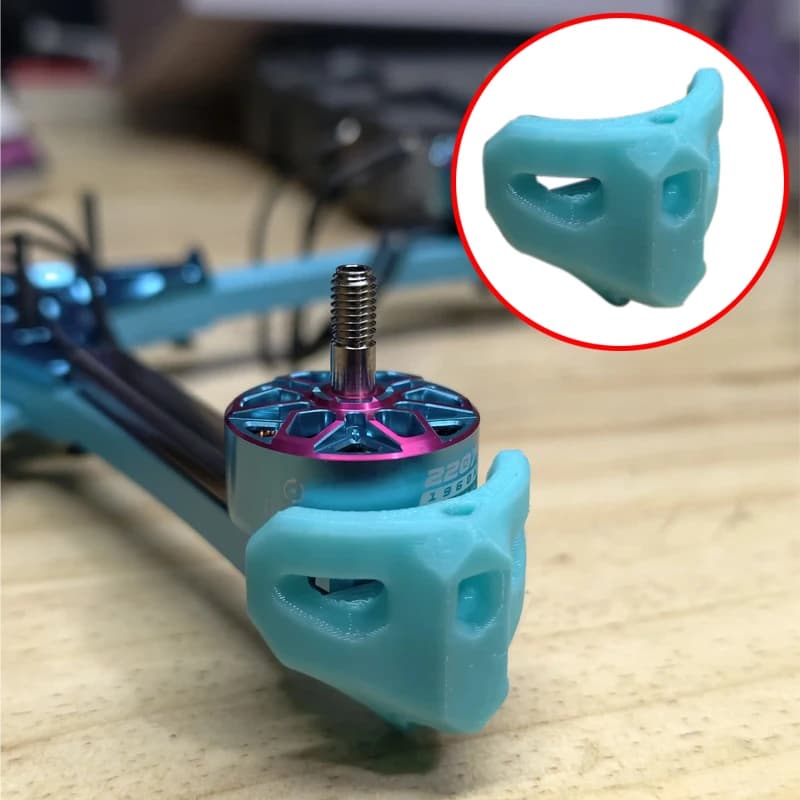 4 Pezzi Protezione Anti-Collisione per Motore Axisflying Bando5, Guscio Protettivo Leggero e Resistente per Motore Drone FPV