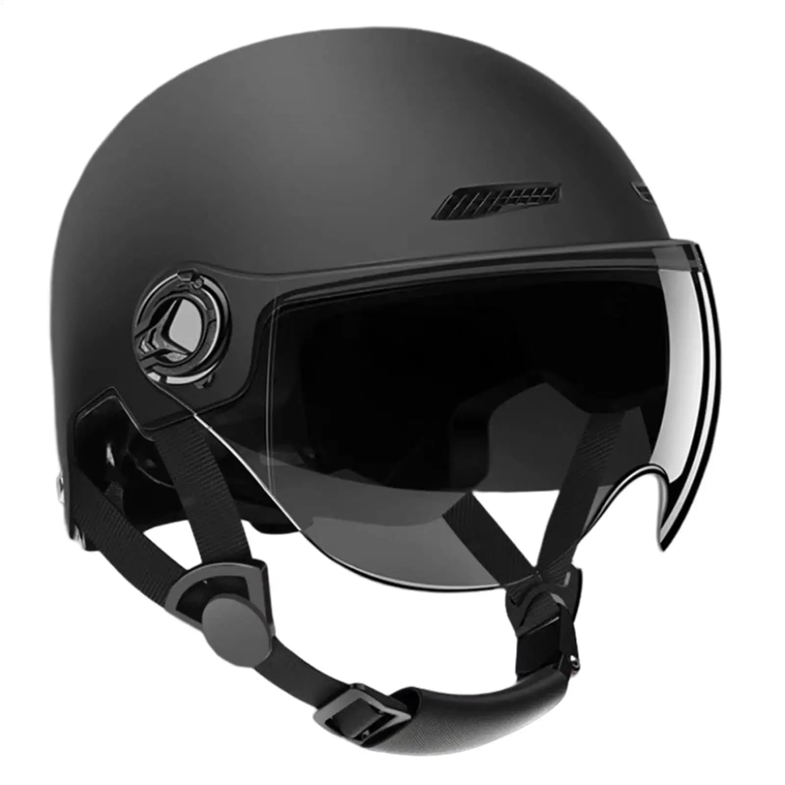 Casco Classico Vintage Mezza Faccia per Uomo e Donna, Protezione per Moto, Scooter e Bicicletta, Casco Aperto per Adulti