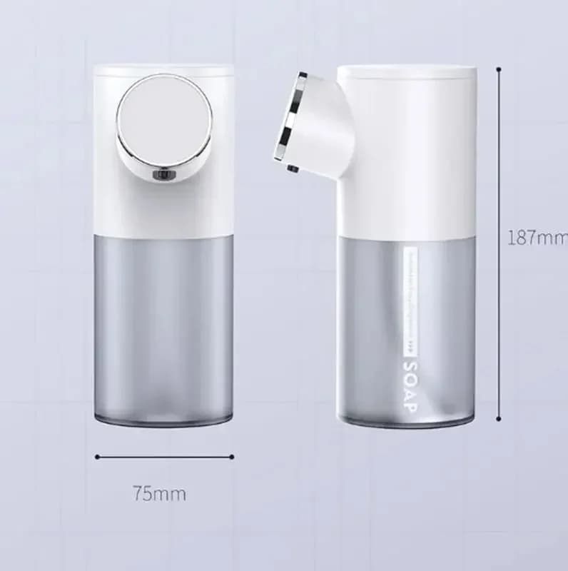 Dispenser automatico di sapone in schiuma da 320 ml Dispenser di sapone liquido ricaricabili USB Display digitale Schiuma disinfettante per le mani Lavaggio in lavatrice