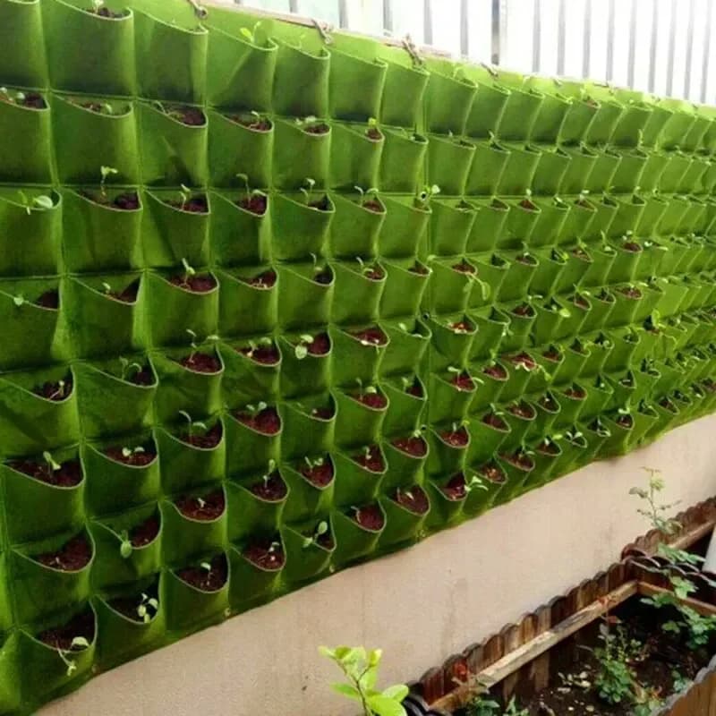 NUOVE Tasche per appendere a parete Sacchetti per piantare Vaso da fiori Giardino domestico Borsa per coltivazione Fioriera da giardino Verticale Suculentas Vaso per piante Decorazioni per la casa