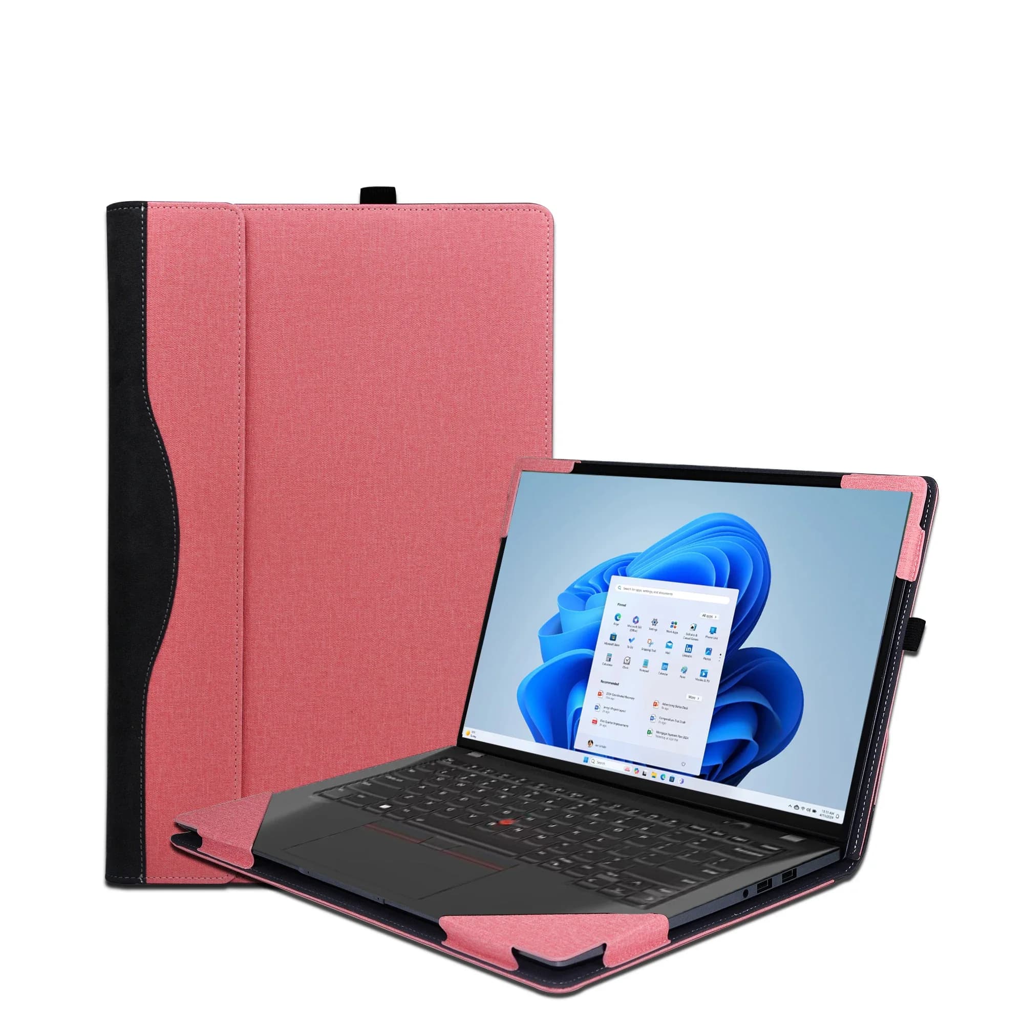 Custodia per laptop per Lenovo IdeaPad Slim 3 15IRU10/ 15IRH10/ 15AHP10 /15Q8X10 / 15IRH10R 15.3" Pelle protettiva per laptop rimovibile Regali