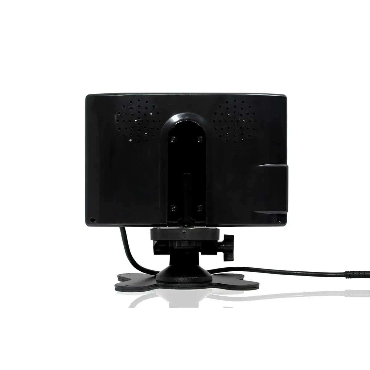 Monitor Retrovisore per Auto da 7 Pollici TFT LCD Nero con Avvio Automatico, 2 Ingressi Video, Telecomando IR, Supporto e Staffa