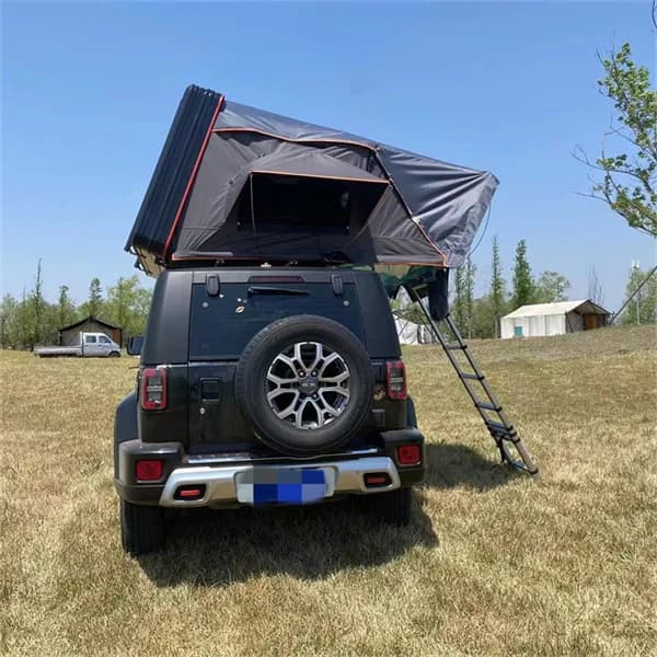 All Season 4x4 Off-Road Car Camping Rooftop Tent Waterproof Aluminum Hard Shell 4 Seasons Outdoor Camping With Canvas Fabric
