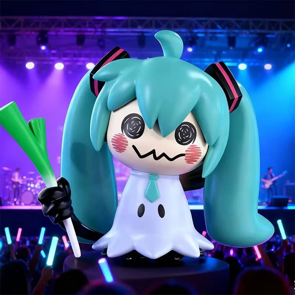7 centimetri Hatsune Miku Anime Figurine Kawaii Mimikyu Miku Figurine Gk Statua Modello Collezione di Bambole Camera Scrivania Decorazione Giocattoli Regalo