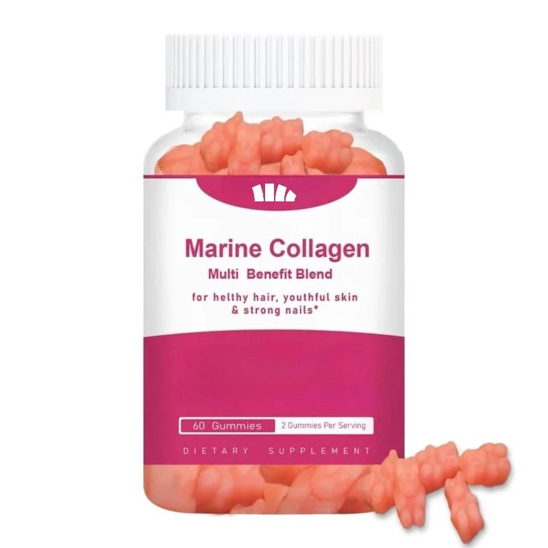 Collagen Bioactive marine colagene with vitamin C-60 capsules