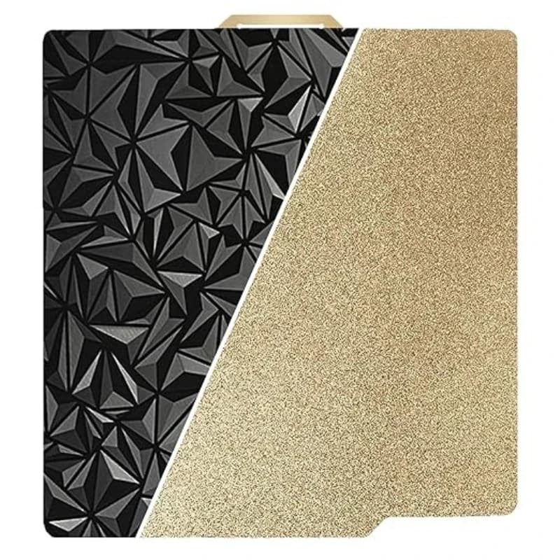 PEO PEI 3D Printer Cold Construction Plate for Bambu Lab X1C/X1/X1E/P1P/P1S/A1 Steel Plate for Springs Removable Double Face Platform