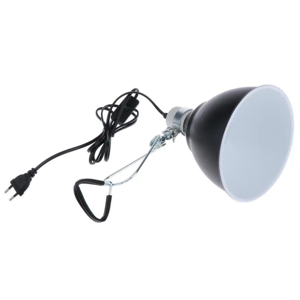 E27 Rettile Tartaruga Lucertole Terrario Supporto per luce riscaldante in ceramica Nero