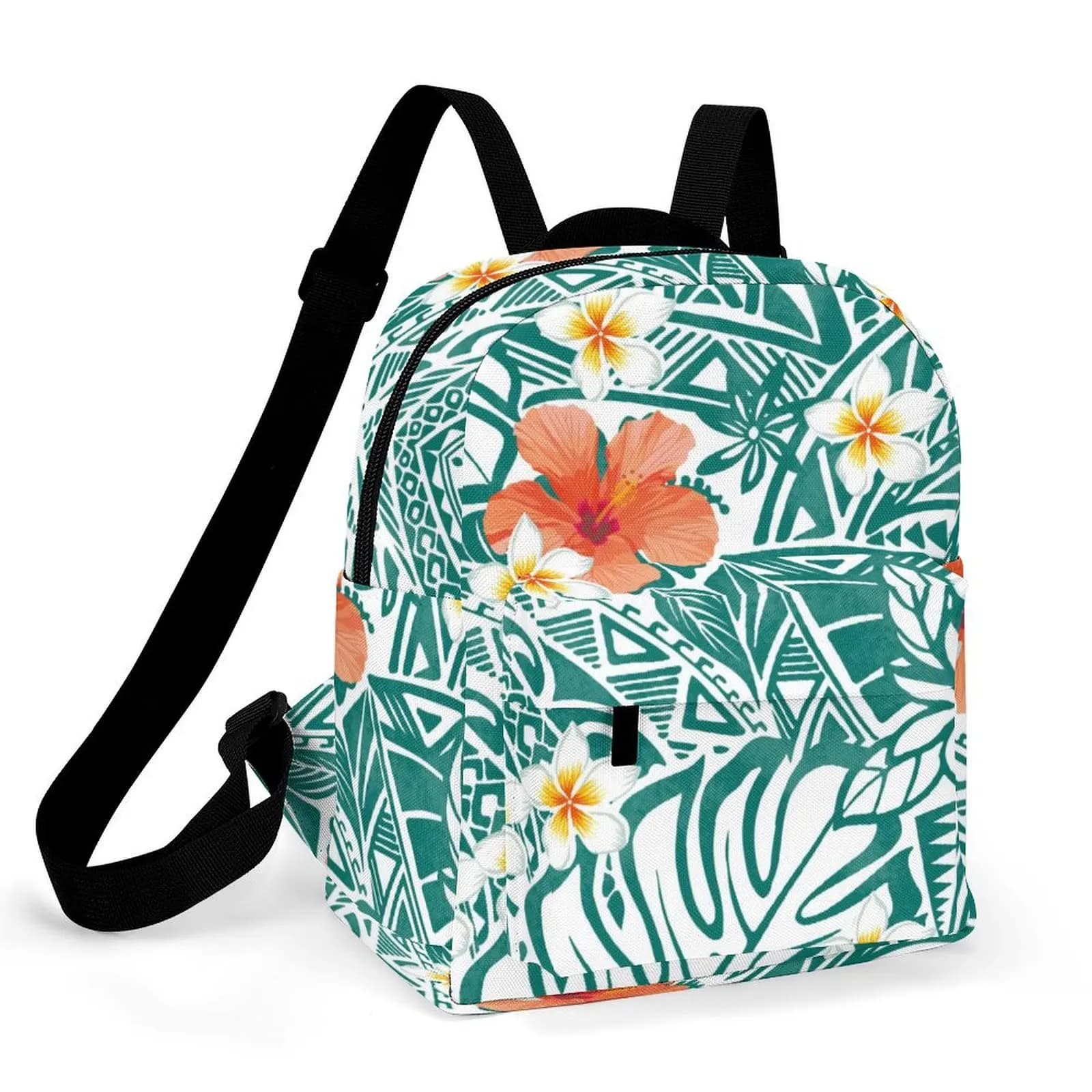 Polynesian Custom Women'S Casual Backpacks Pattern Text Logo Photos High-Quality Durable Wear-Resistant Fashionable Backpacks