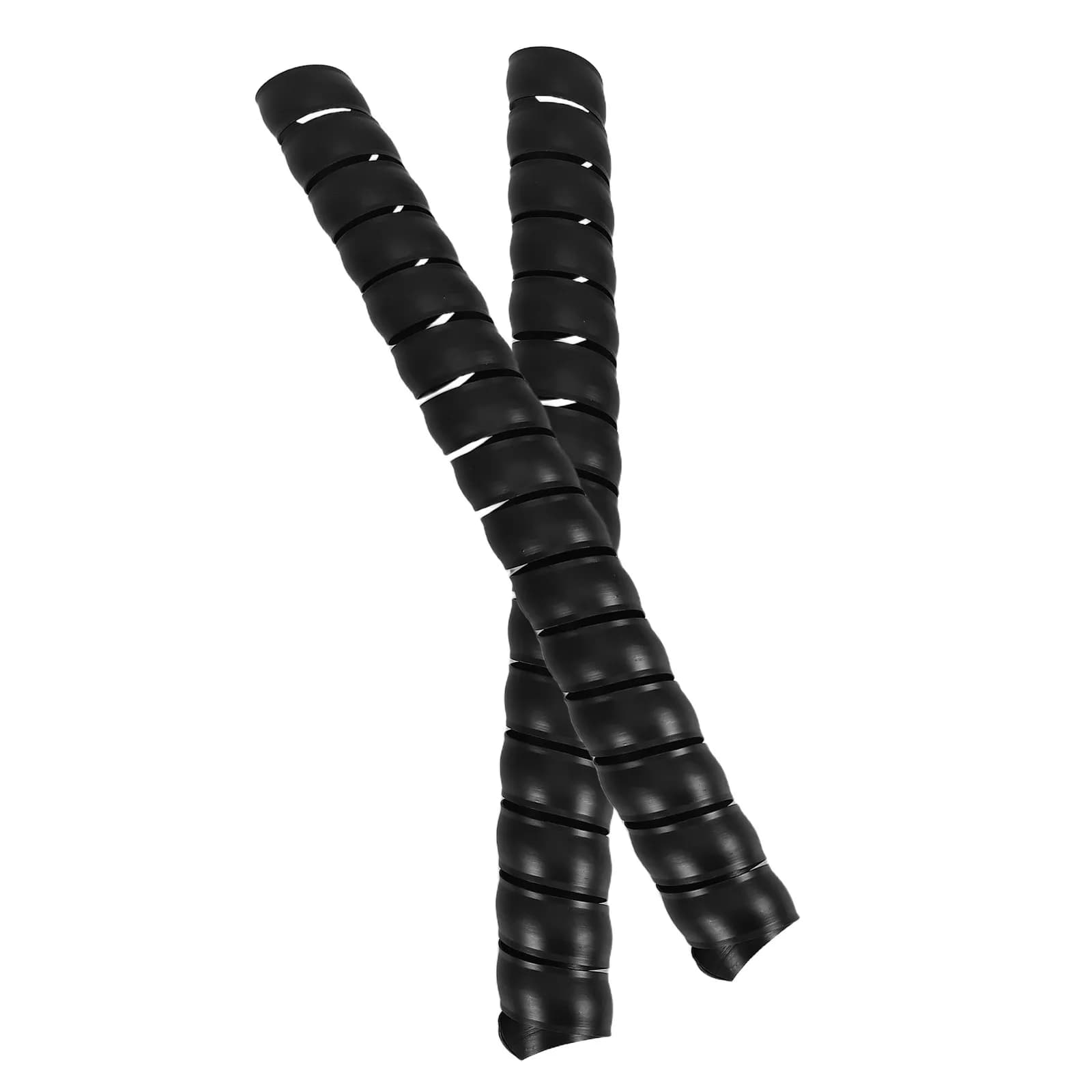 2Pcs Cat Scratch Furniture Protector Cover Flexible Spiral Tree Guard Wrap Plastic Tree Trunk Protector Black Effective