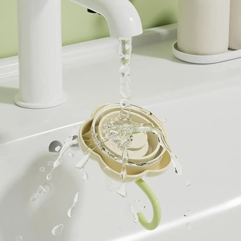 Glass Surface Hook Suction Cup Hooks with Bright Petal Design Strong Hold Wall Hooks for Bathroom Kitchen Towel Coat Storage No