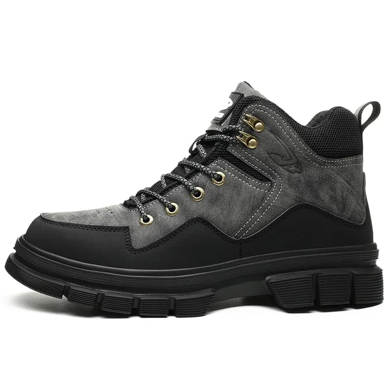 Man Protective Footwear Industrial Lightweight Men's Work Safety Boots Men Steel Toe Sneakers Anti-smash Anti-stab Safety Shoes