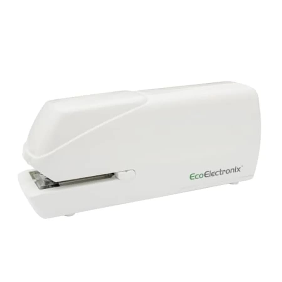 Cucitrice Elettrica Automatica Portatile Pro - Capacità 30 Fogli, Funzionamento Silenzioso, Senza Congestioni e Ricarica Facile - Alimentazione Tramite Adattatore CA/Batteria