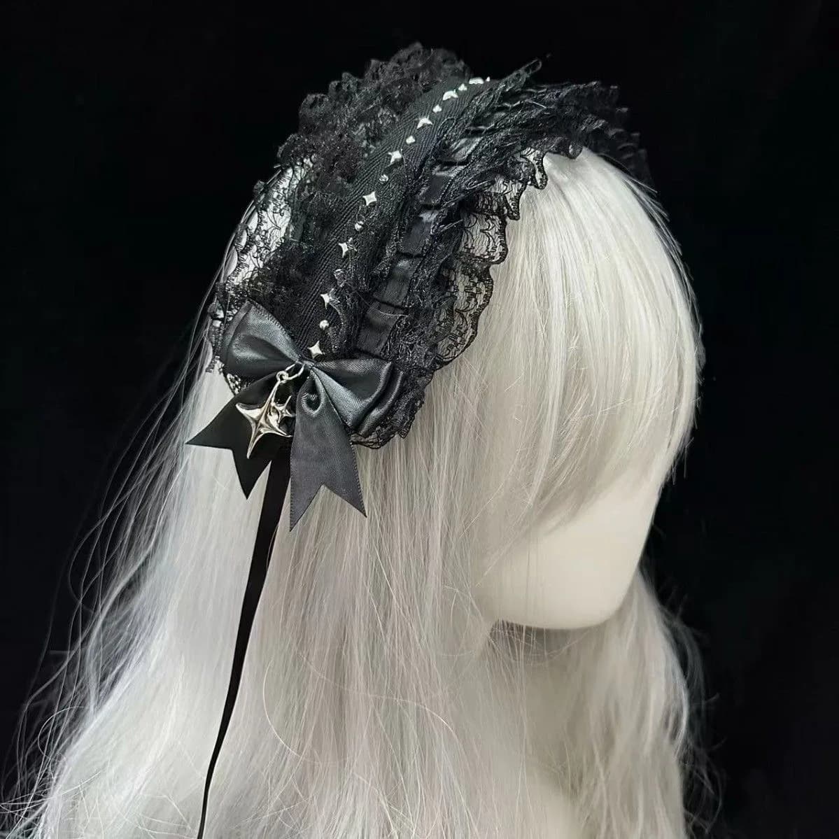 Accessori Y2K Fiocco Lolita Accessori carini Fasce per capelli Articoli da donna Cose per capelli Articoli per ragazze Fermagli per capelli per ragazze Archi per capelli