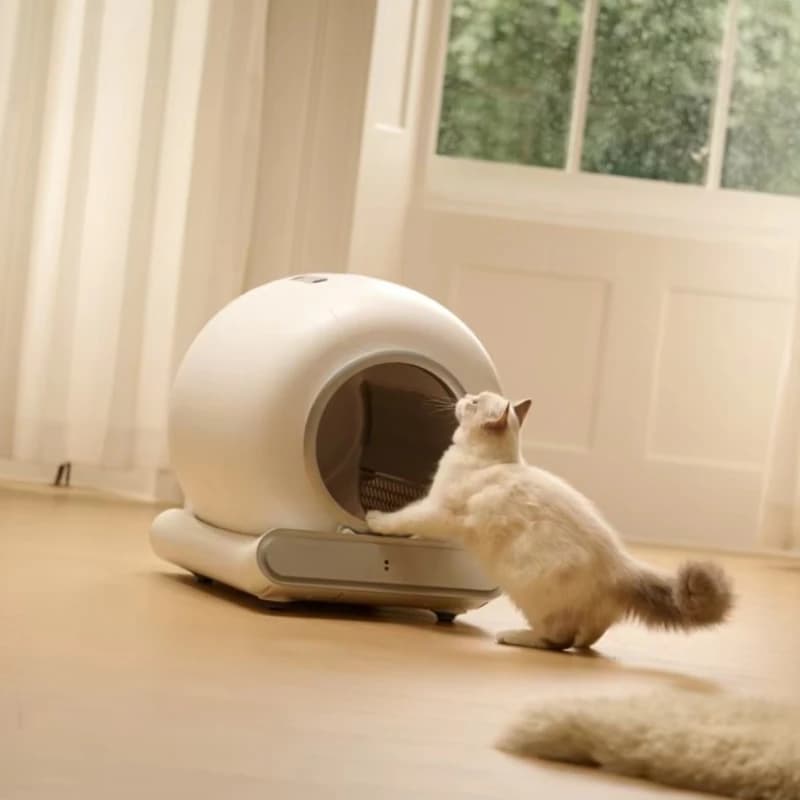 Smart Pet Toilet Automatic Cat Litter Box Self Cleaning Cat Litter Box with Custom Logo
