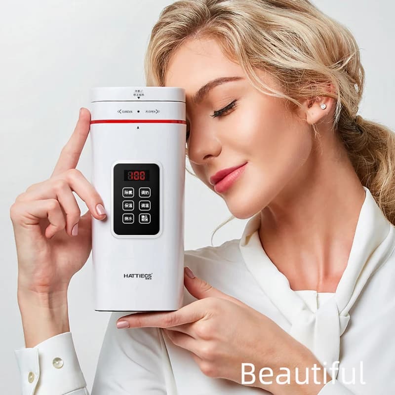100-240V Automatic Electric Kettle Mini Portable Travel Heat Preservation Boiled Water Pot Adjustable Temperature Teapot