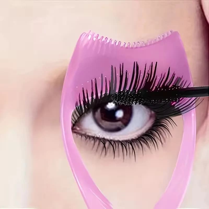 1pc 3D Tripla Funzione Strumento Assistente Ciglia Mascara Applicatore Guida Eyeliner Assistente Anti-Grappolo Ciglia Separatore