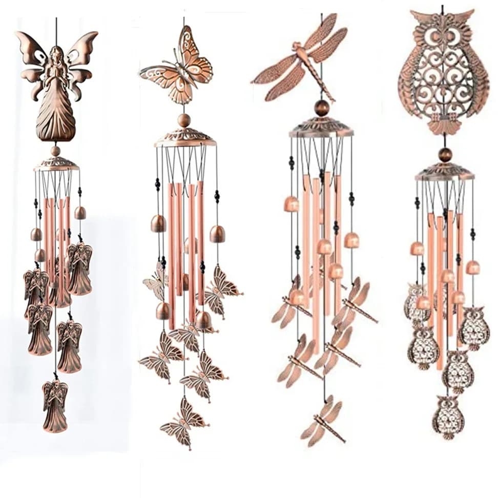 1pc Wind Chime Large Bells Wind Chimes Chapel Home Decor For Garden Outdoor Decoration Decor Gifts Yard Hanging Decor