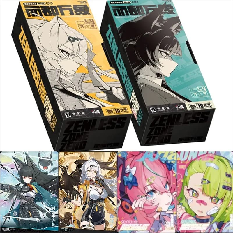 Shining Soul Zenless Zone Zero Carte Collezionabili Vol.1 Lidu Phenix Carte da Collezione Anime e Gioco Carte Rare da Scambio Giocattolo Regalo