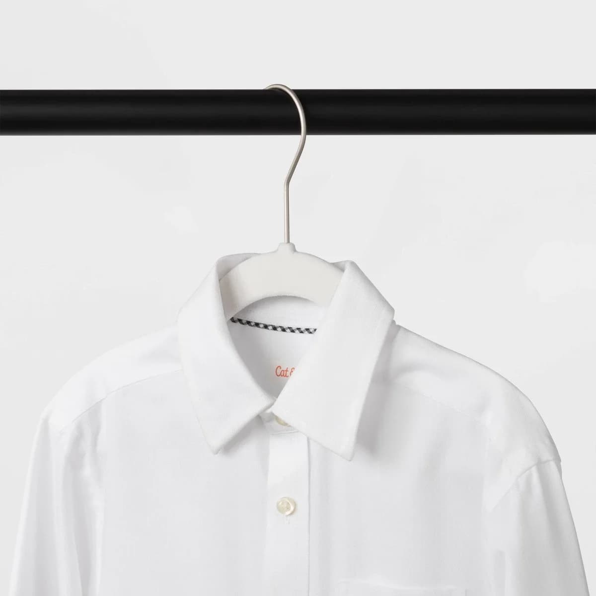 5ct Kids' Velvet Hangers - White - Brightroom™: Baby & Toddler Clothes Hangers
