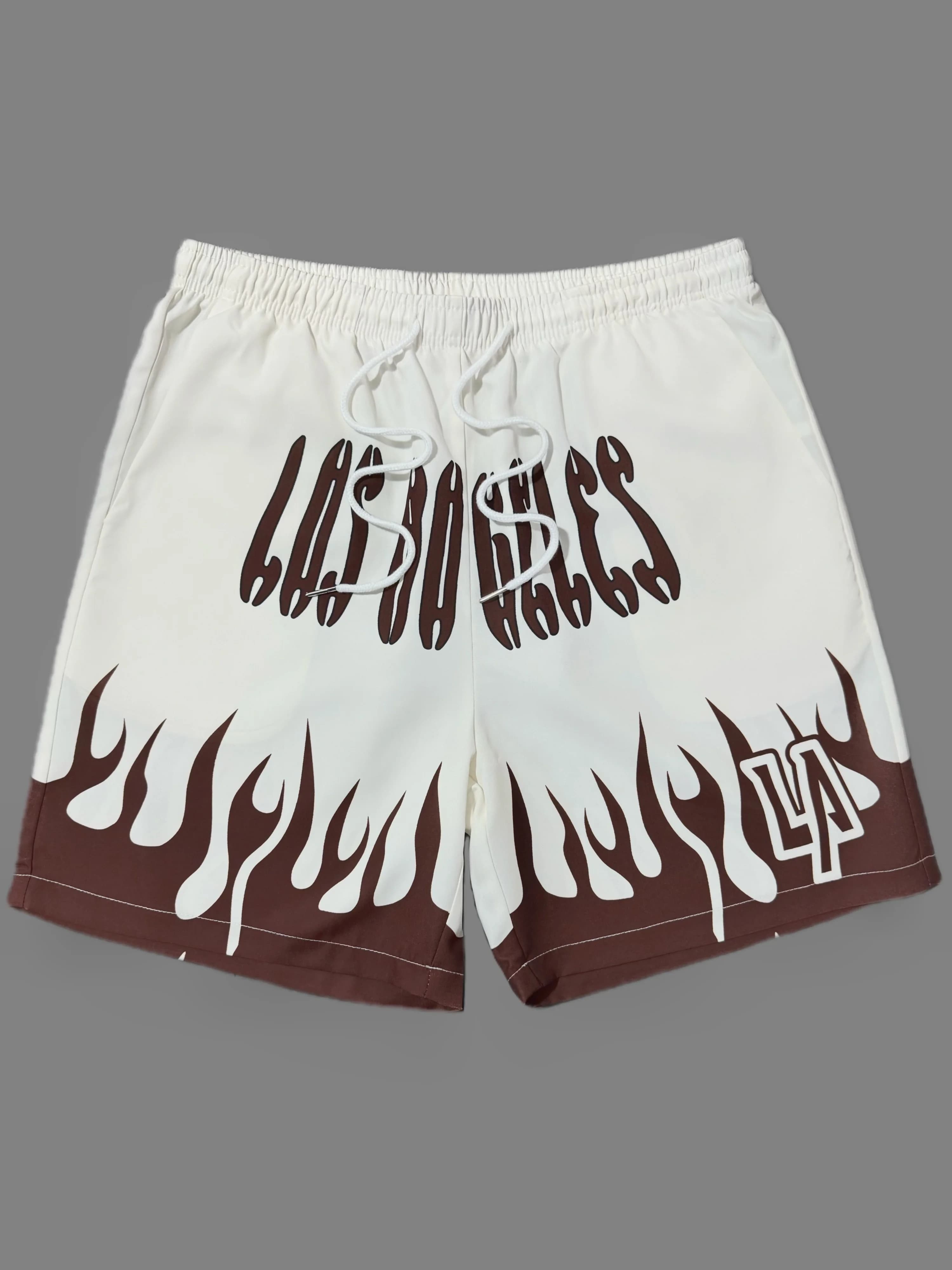 2025 Summer new sporty loose 3D pattern printed casual, fashionable, soft, comfortable and lightweight men's shorts