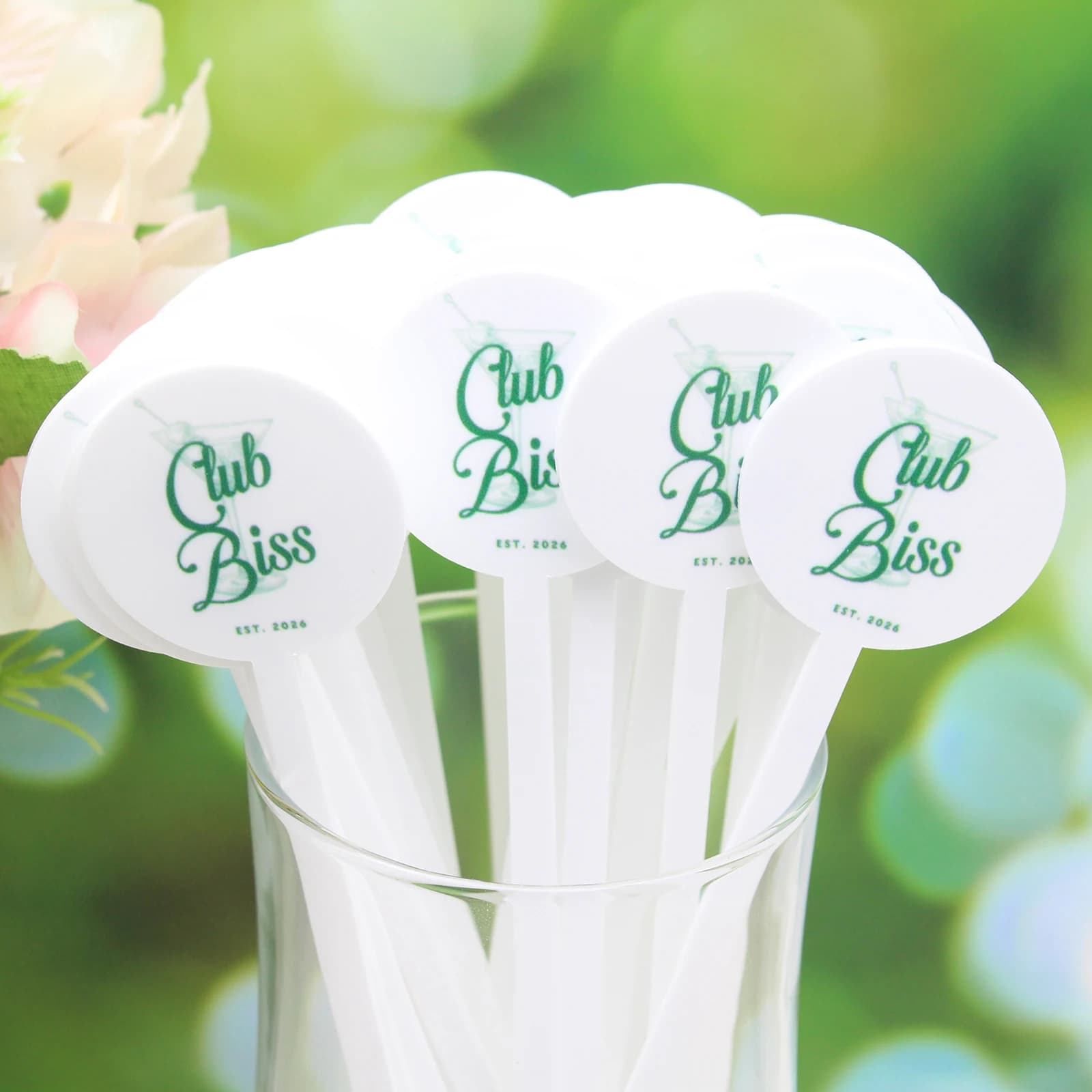 10/50/100pcs Stampa Personalizzata Acrilico Cocktail Agitatori Decorazioni Da Tavola Personalizzato Battesimo souvenir Regalo di Nozze Festa di Bevande mescolano
