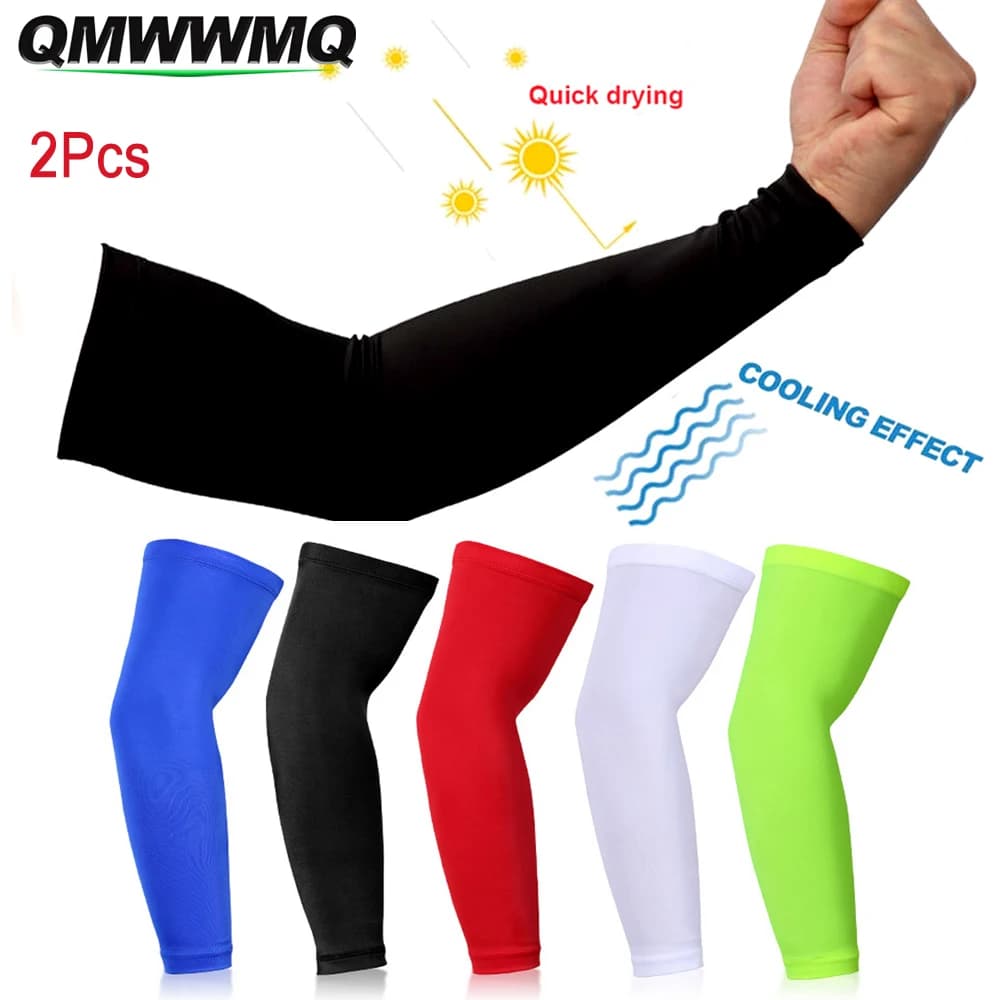 Tutore per braccio di compressione da 2 pezzi: manica infusa di rame per braccia, avambraccio, bicipiti. Gomito da tennis, basket, golf, artrite, tendinite