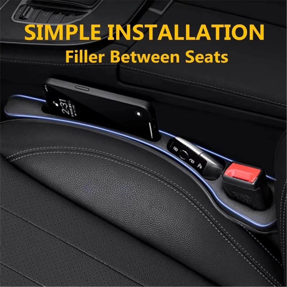 2 Pieces Universal Filling for Self Seat Slots, Anti-Caduta Organizer and Waterproof to Prevent the Fall of Phones / Keys between Seats