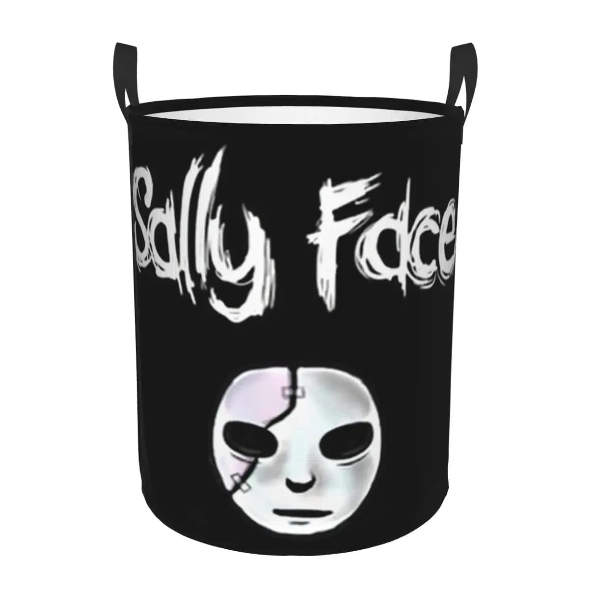 Custom Indie Adventure Game Sally Face Linen Basket Foldable horror game Children's Dress Basket
