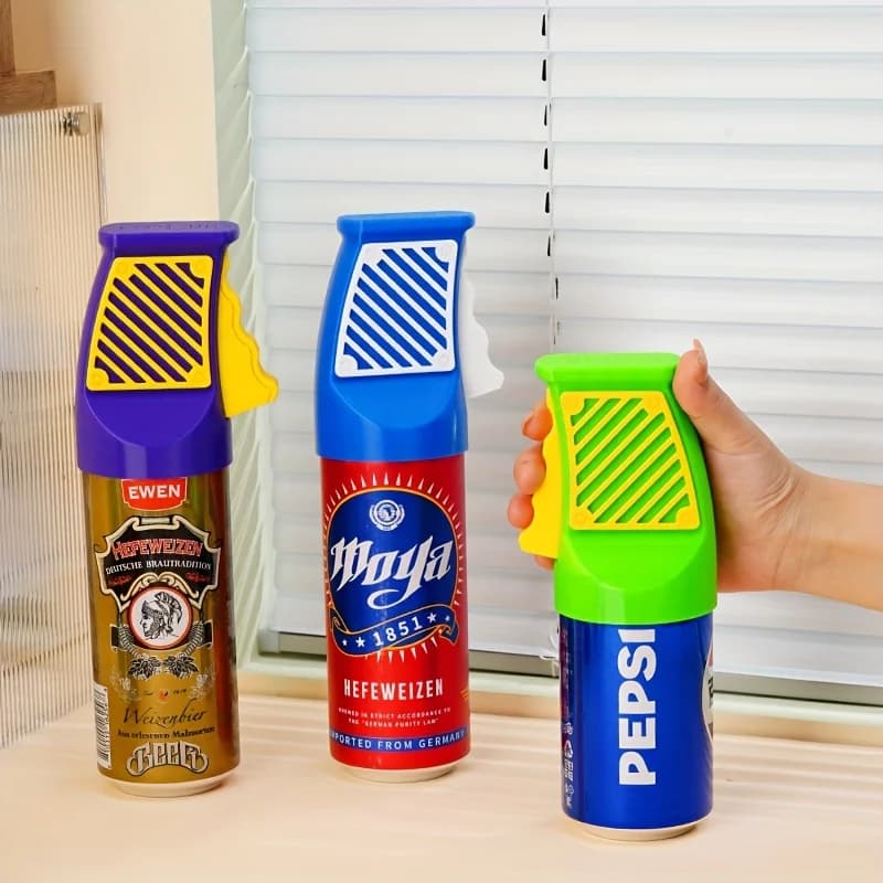 Apriscatole stampato in 3D da 1 pezzo - Apribottiglie portatile per soda, birra e cola - Apriscatole Easy-Twist, accessorio per bevande