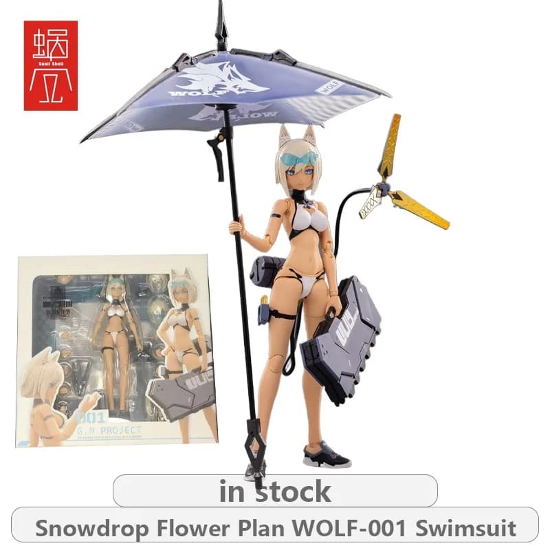 Conchiglia di lumaca Originale 1/12 Serie di prodotti finiti mobili Water Wolf Sister Anime Action Figure Giocattoli Modello Regali per ragazzi