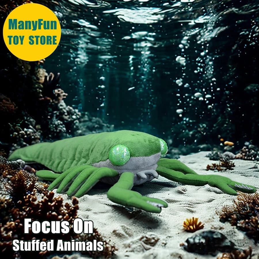 Pterygotus Peluche Scorpione di Mare Peluche Jaekelopterus Peluche Realistico Eurypteride Peluche Devonian Simulazione Bambola Giocattolo