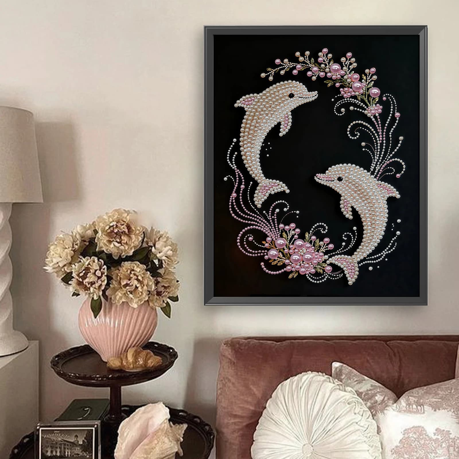 30x40cm Frameless Pearls and Gems for Adults/Princers, Gift and Home Decoration