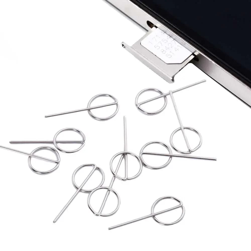 Universal Phone Key Tool Pin Ejecting Smartphone Phone Use Tools Eject Pin Removal Card Pin Sim Card Tray Ejector Card Needle