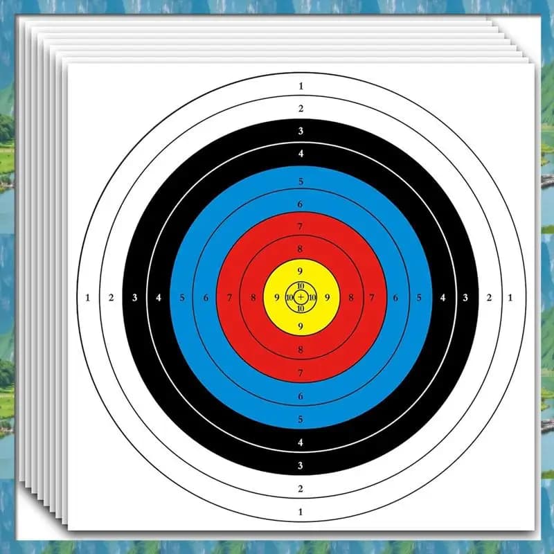 【Supernew】Archery Targets Paper, Bow And Arrow-Targets For Hunting Backyard, Archery Target Practice Accessories
