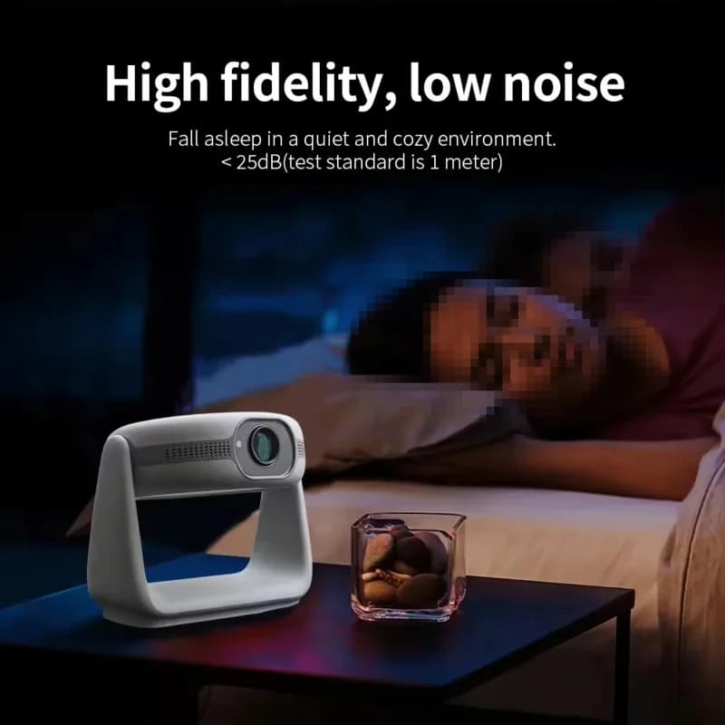 2025 Android 11 Mini proiettore portatile K1 720P 230 ANSI Lumen 4K LCD Smart Autofocus Keystone Home Outdoor