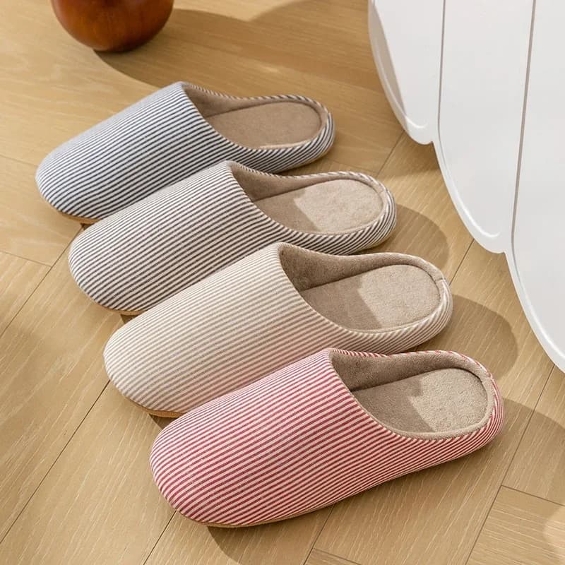 Pantofole Unisex Morbide in Pelliccia, Calde Ciabatte da Interno Antiscivolo per Coppie, Scarpe Leggere e Silenziose per Camera da Letto, Autunno e Primavera