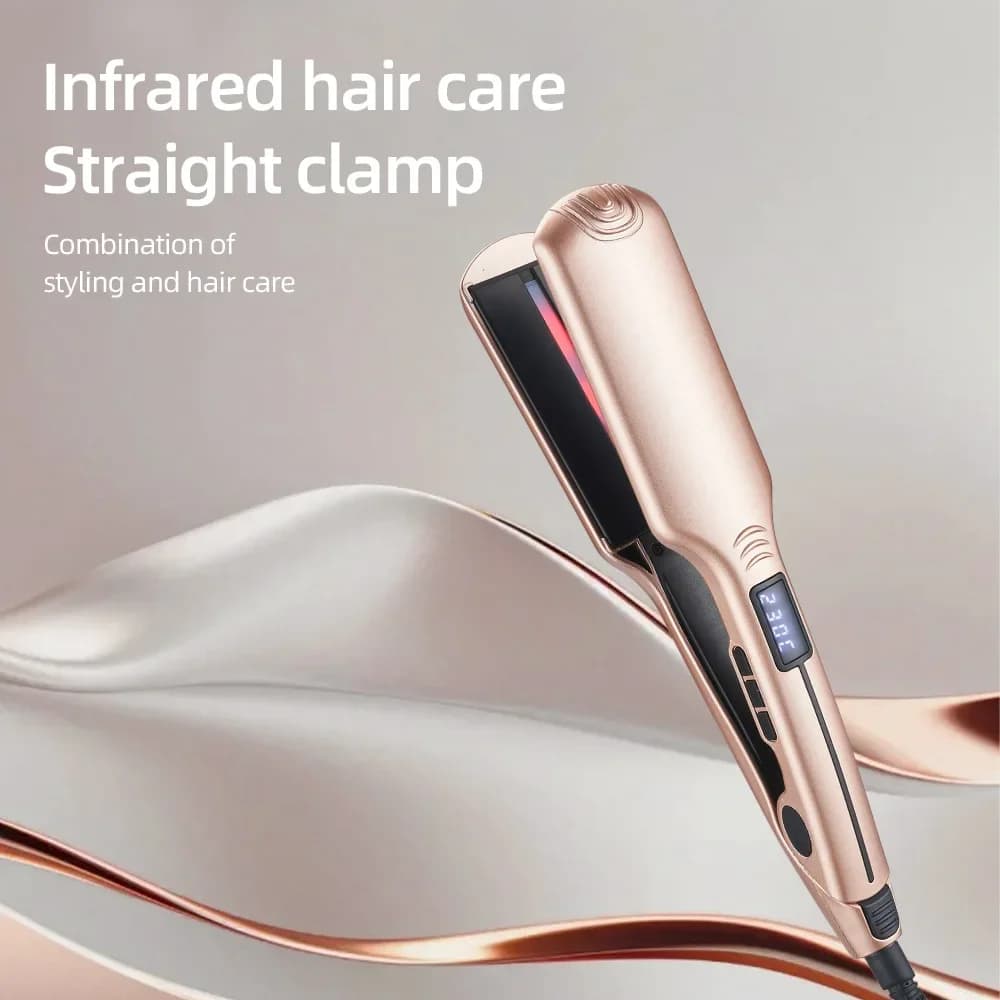 Professional Hair Plate with Smart Touch Screen 230 °C Hair Plate 110-240V Quick Heating for Hair Straightening
