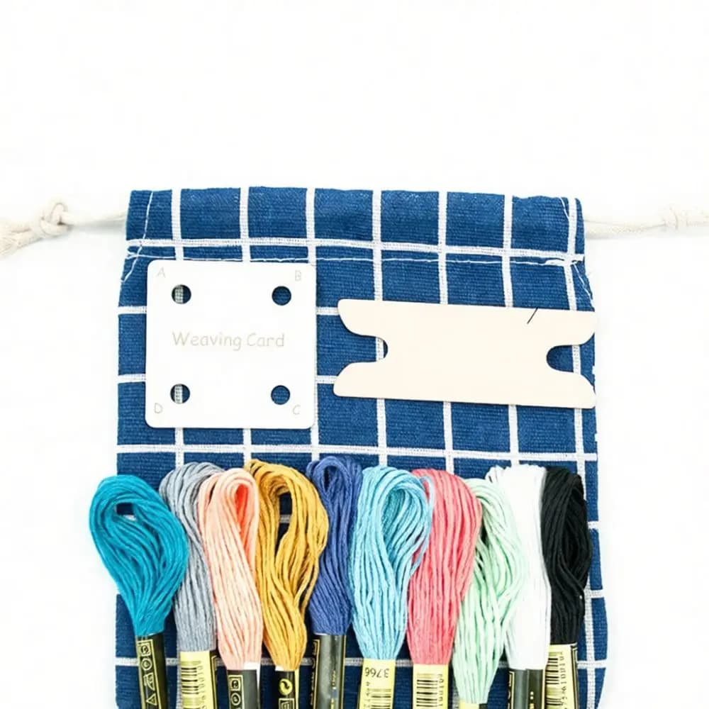 Tablet Weaving Cards Kit For Craft Braiding Loom Accessory DIY Belt Making Tool Set Portable Weaver Supplies