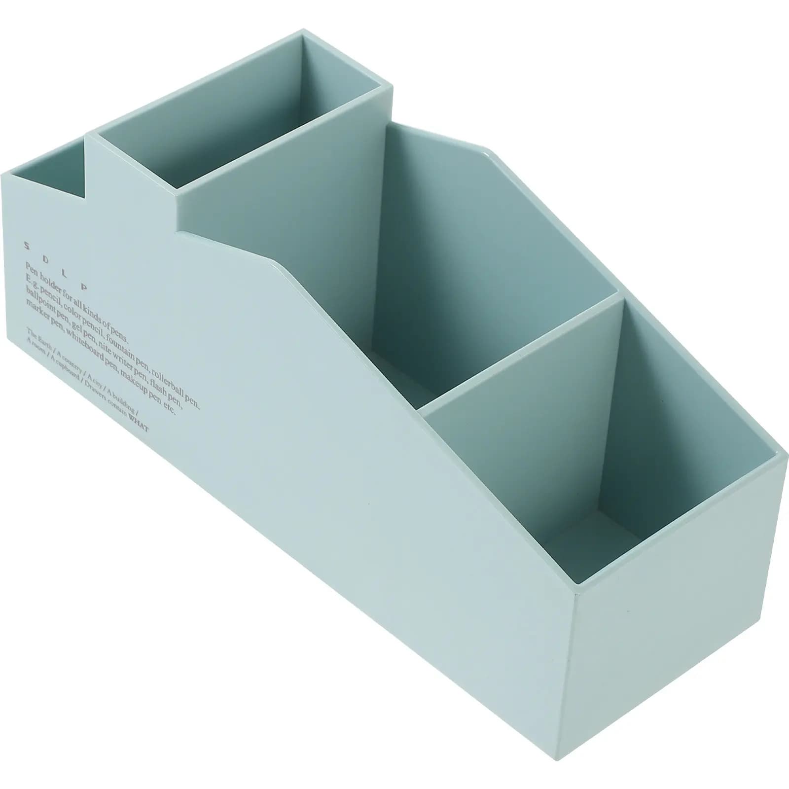 Organizer from Desk Multi-Spartment for Pens, Makeup Brushes, Nozzles, Remote Controls and Various Objects - Ideal for Toiletries