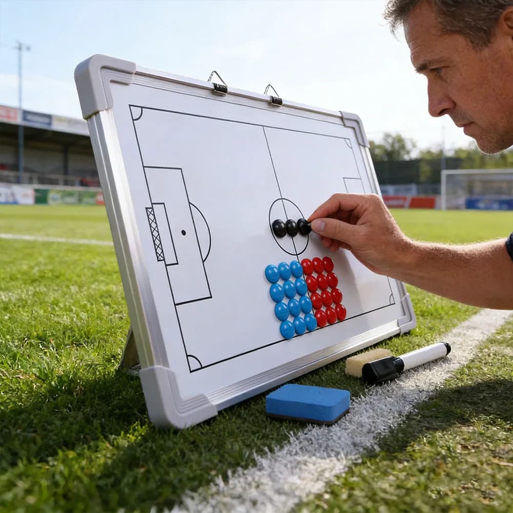 Soccer Coach Tactical Magnetic Teaching Board - Wall-mounted Football Strategy Sand Table for Competition Training